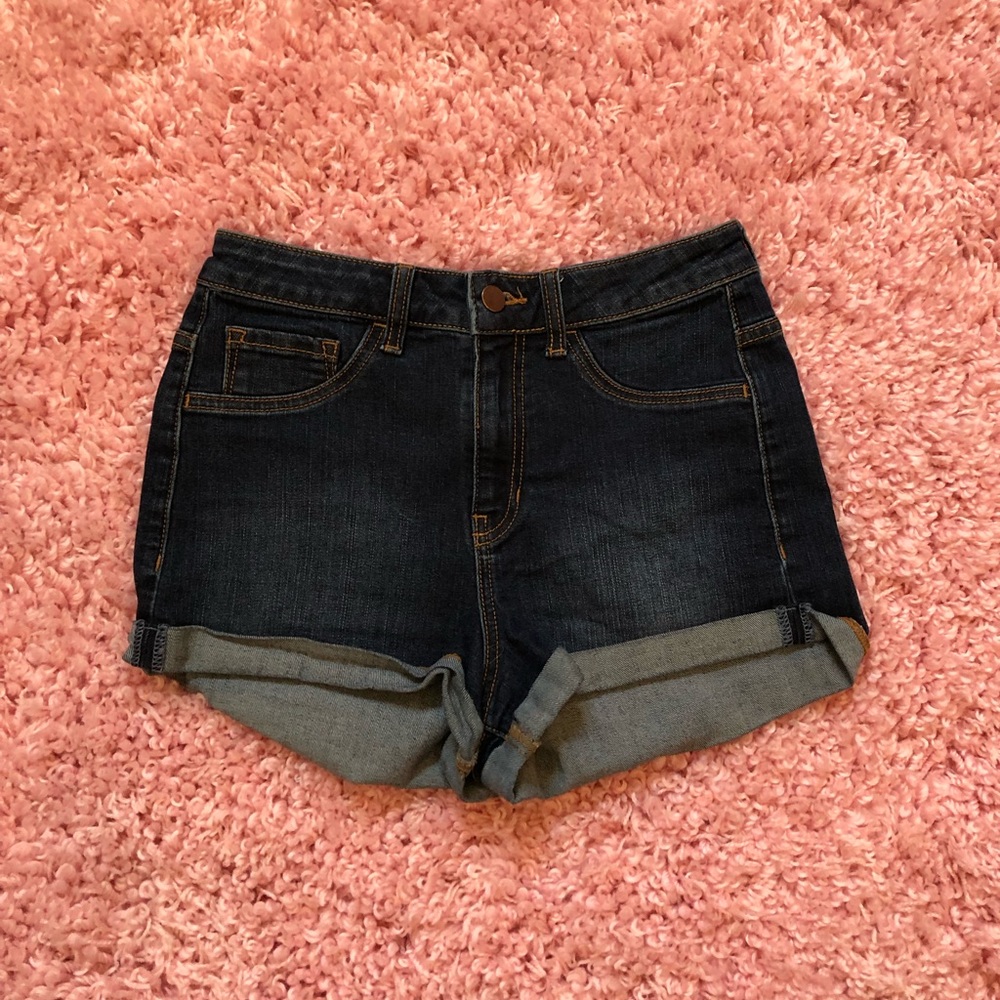 Denim shorts